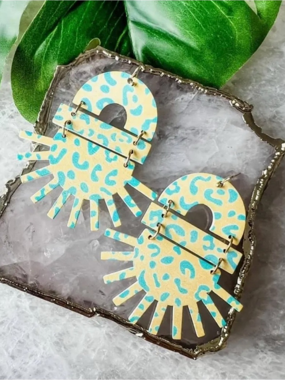 Plunder Gigi Earrings - Multi Media Reversible